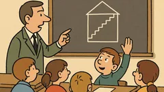 Dowcip: Nauczyciel pyta o schody w domu