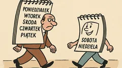 Dowcip: Poniedziałek pyta Weekend: masz chwilę?