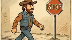 Dowcip: Chuck Norris ma dwie prędkości