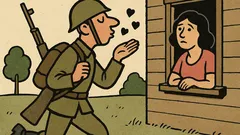 Dowcip: Czekaj na mnie, ukochana...